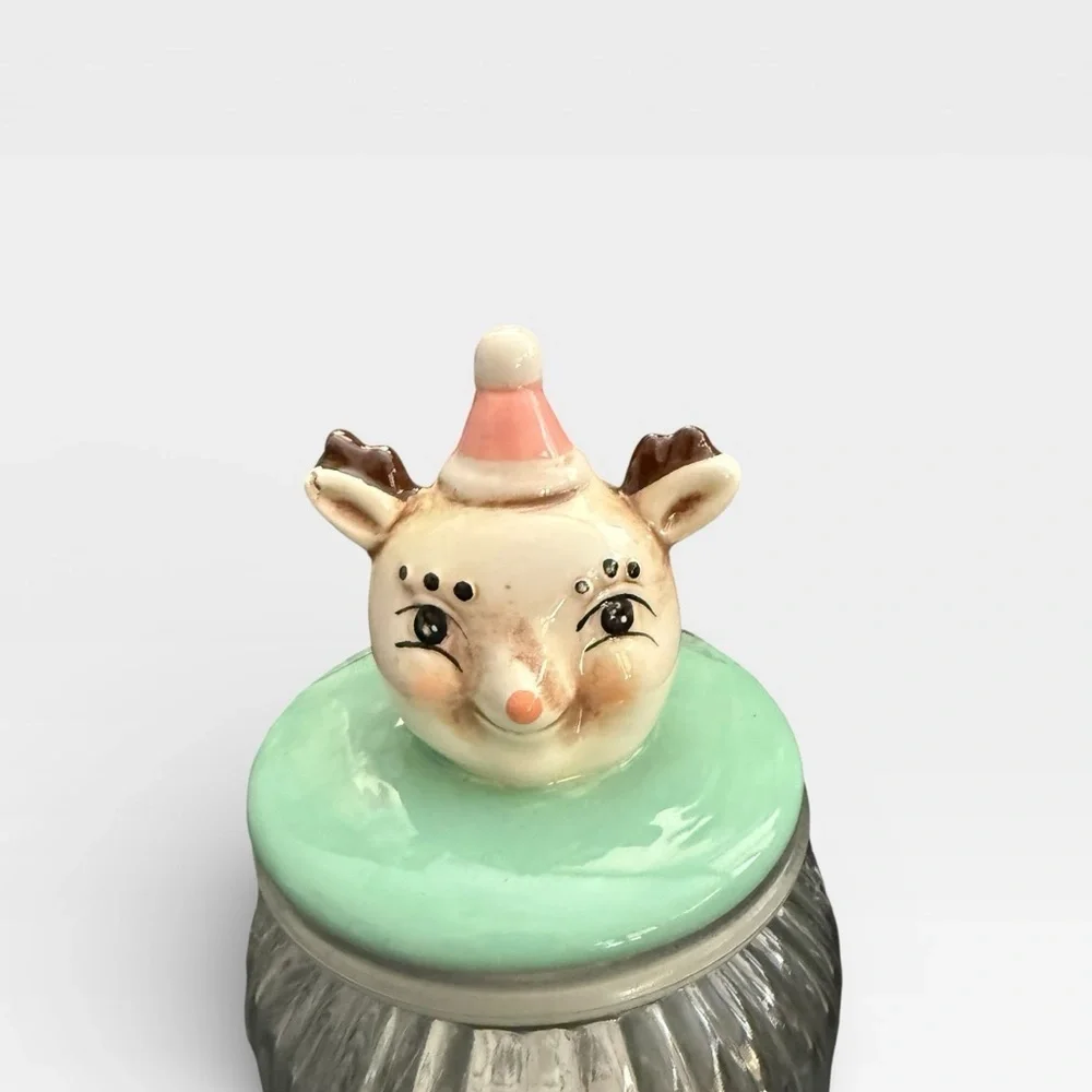 Johanna Parker Reindeer Jar Vintage Inspired